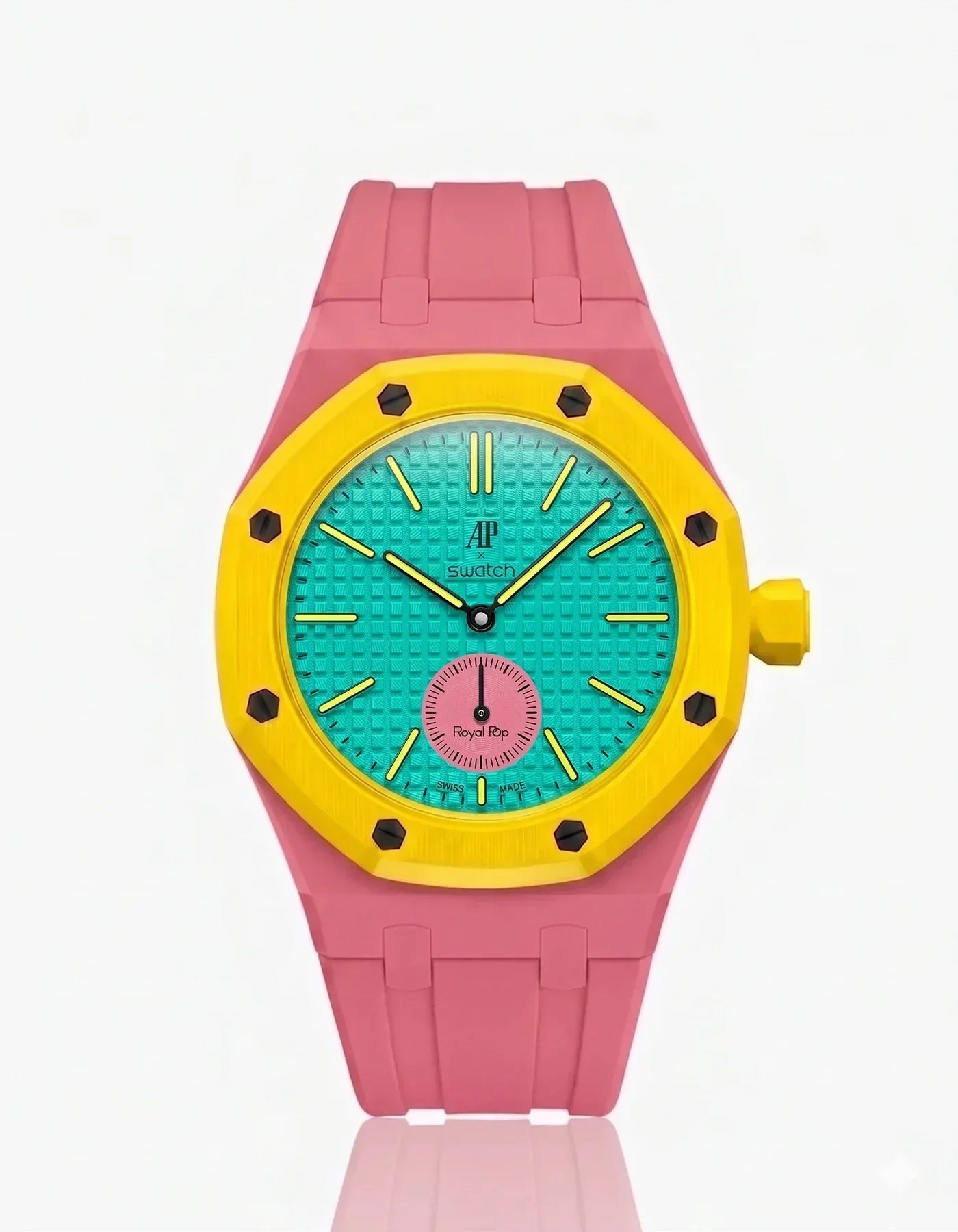 Silicone Strap & Case Royal Pop Otg Roz(Customize Colors)