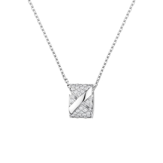 [Amore]LIENS EVIDENCE DIAMOND PAVED NECKLACE