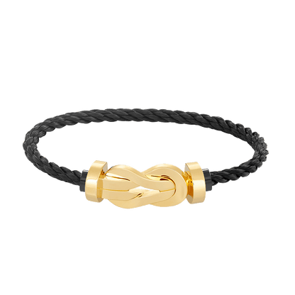 [Amore]CHANCE LARGE 8 FIGURE BUCKLE NO DIAMOND BRACELET GOLD