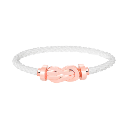 [Amore]CHANCE LARGE 8 FIGURE BUCKLE NO DIAMOND BRACELET ROSE GOLD