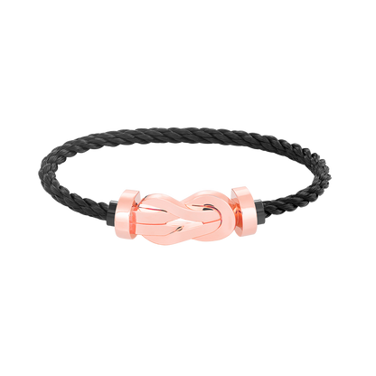 [Amore]CHANCE LARGE 8 FIGURE BUCKLE NO DIAMOND BRACELET ROSE GOLD