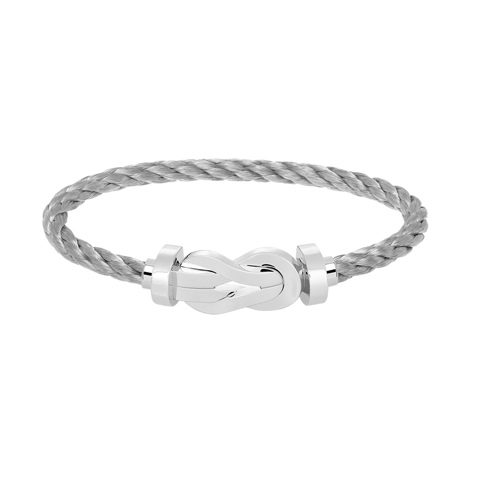 [Amore]CHANCE LARGE 8 FIGURE BUCKLE NO DIAMOND BRACELET SILVER