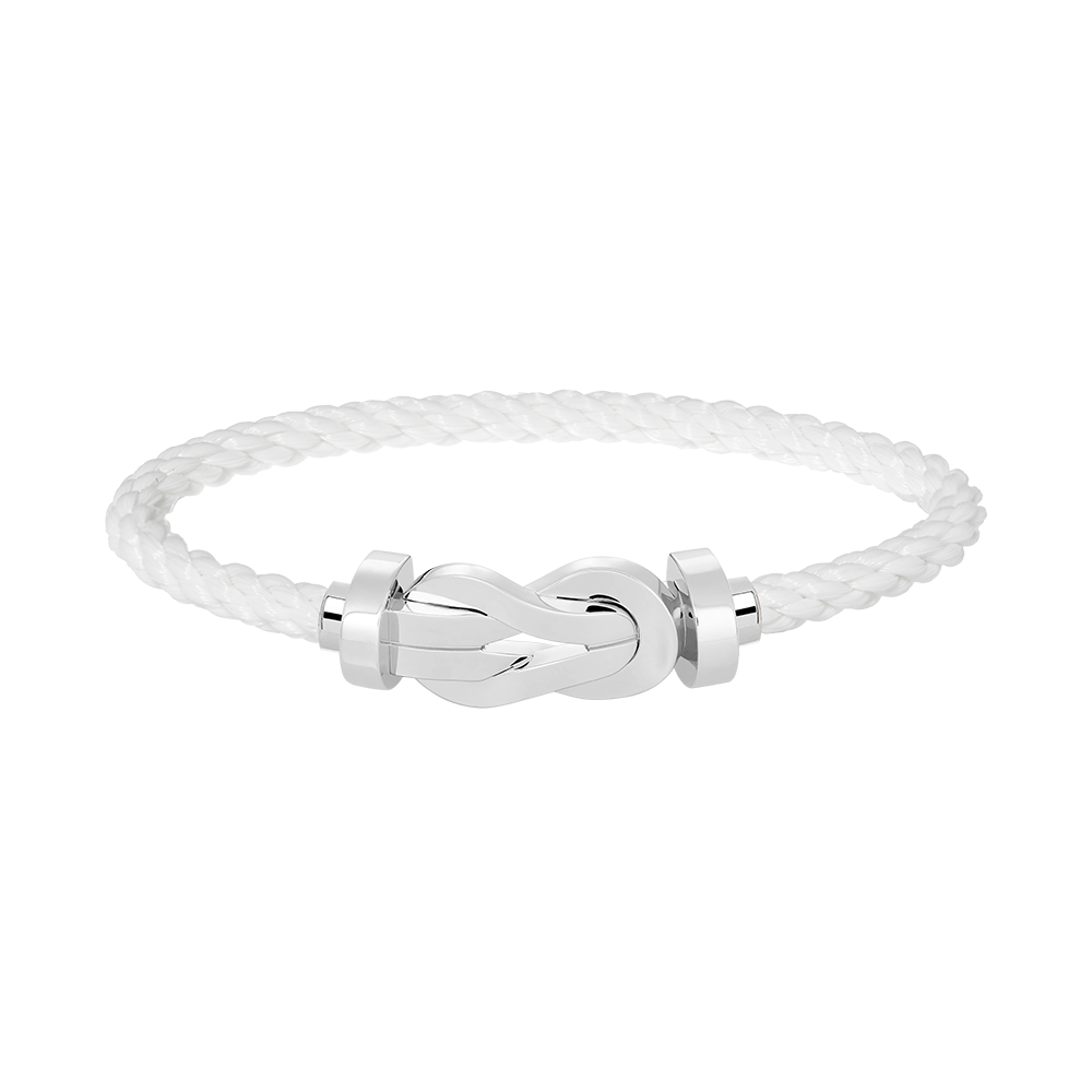[Amore]CHANCE LARGE 8 FIGURE BUCKLE NO DIAMOND BRACELET SILVER