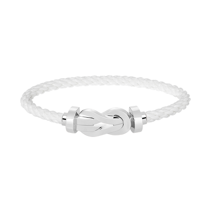 [Amore]CHANCE LARGE 8 FIGURE BUCKLE NO DIAMOND BRACELET SILVER