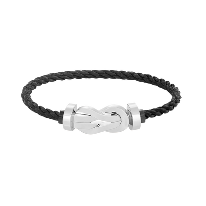 [Amore]CHANCE LARGE 8 FIGURE BUCKLE NO DIAMOND BRACELET SILVER