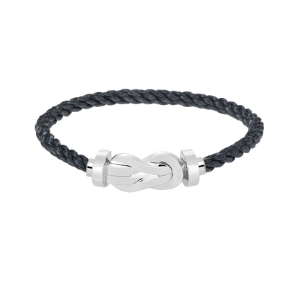 [Amore]CHANCE LARGE 8 FIGURE BUCKLE NO DIAMOND BRACELET SILVER