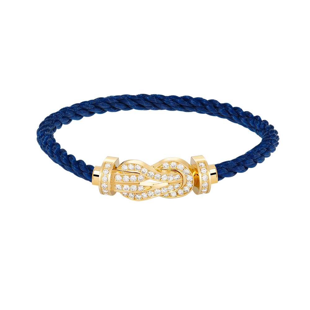 [Amore]CHANCE LARGE 8 FIGURE BUCKLE FULLDIAMOND BRACELET GOLD