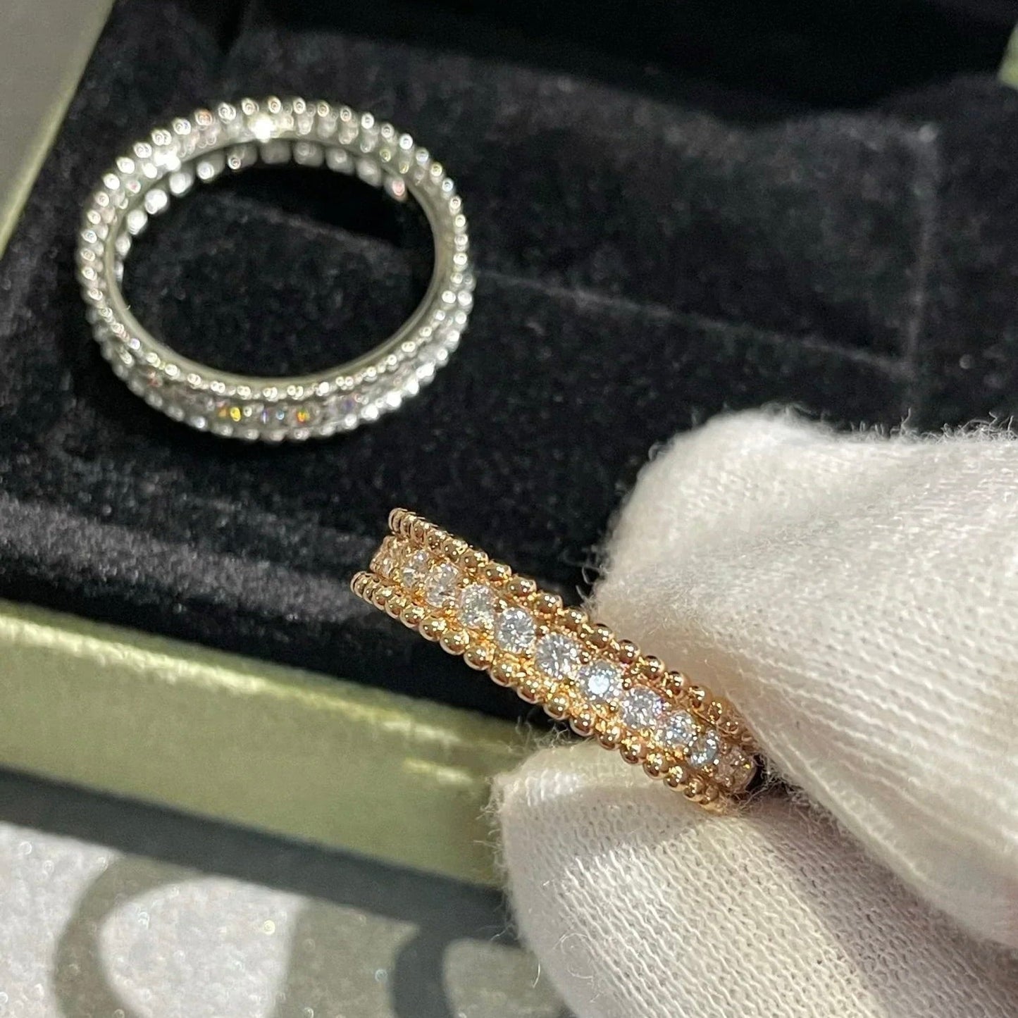 [Amore]PERLEE DIAMOND ROSE GOLD RING