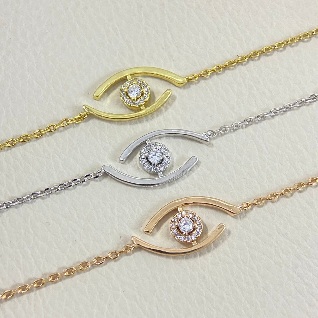 [Amore]Lucky Eye Pave-Set Diamond Bracelet
