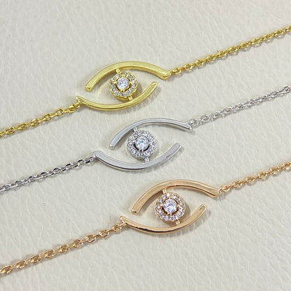 [Amore]Lucky Eye Pave-Set Diamond Bracelet