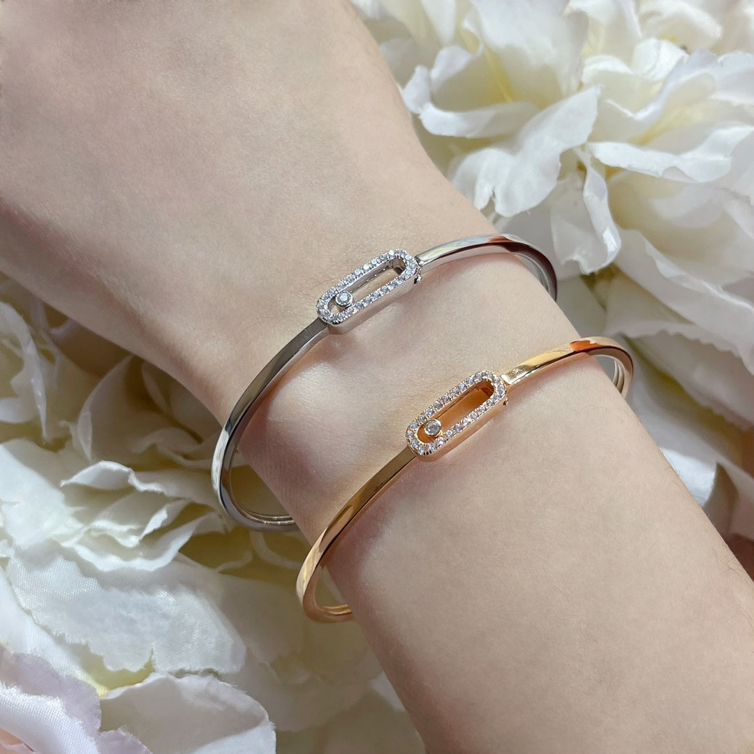 [Amore]Move Uno pavé flex bangle medium
