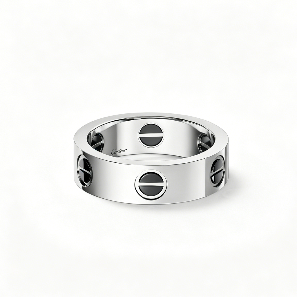 [Amore]LOVE RING 5.5MM NO DIAMONDS  CERAMIC