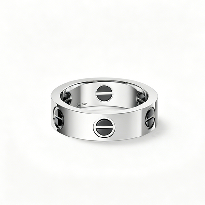 [Amore]LOVE RING 5.5MM NO DIAMONDS  CERAMIC