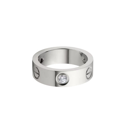 [Amore]LOVE 5.5MM 3 DIAMOND RING