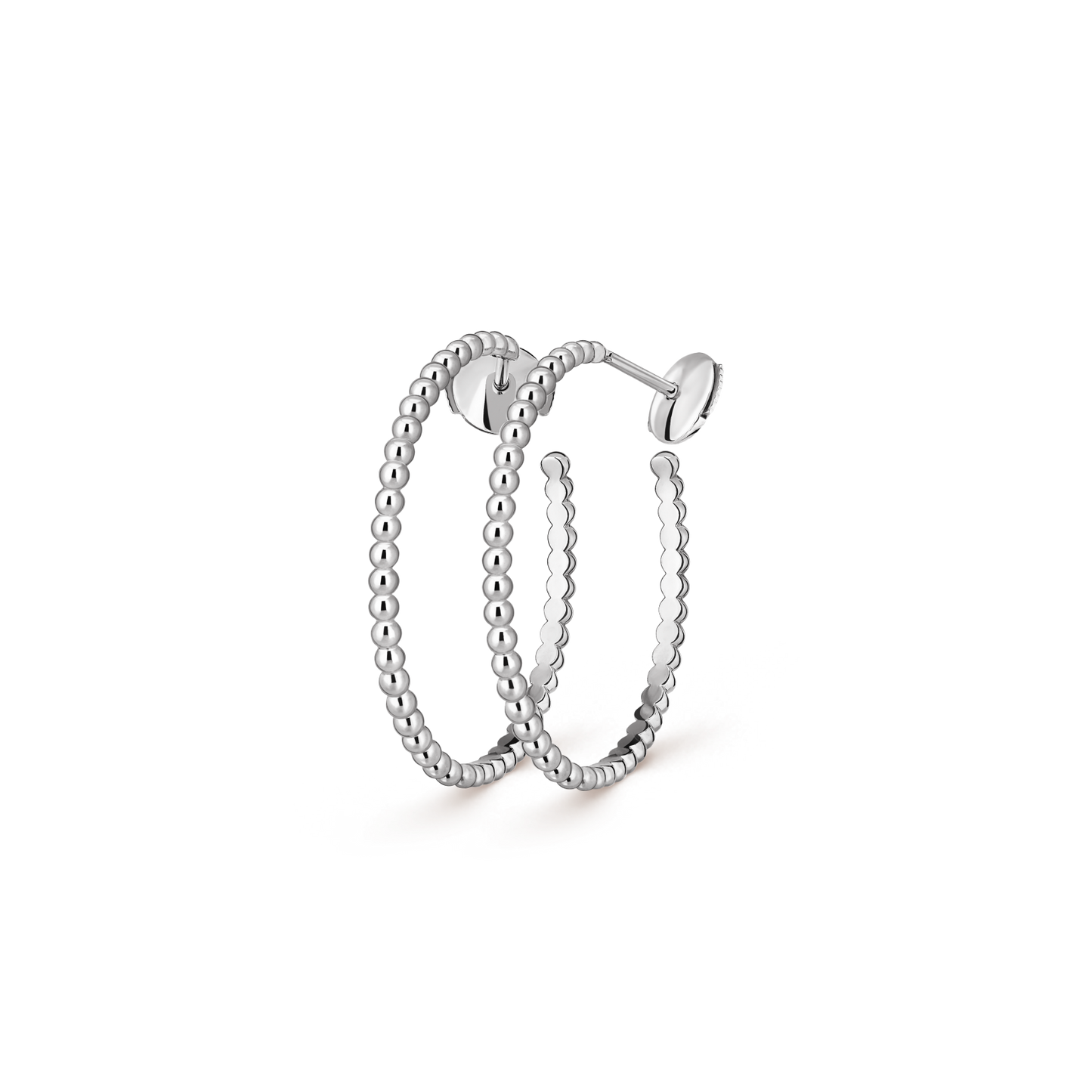 [Amore] SMOOTH BEAD STUD EARRINGS
