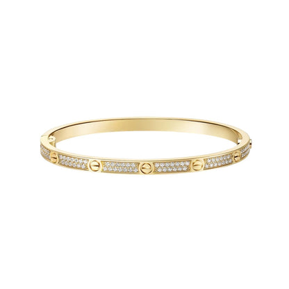 [Amore]LOVE BRACELET 3.65MM DIAMOND-PAVED