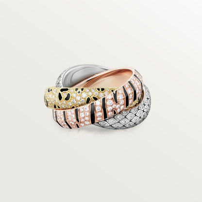 [Amore]TRINITY  RING LEOPARD PRINT