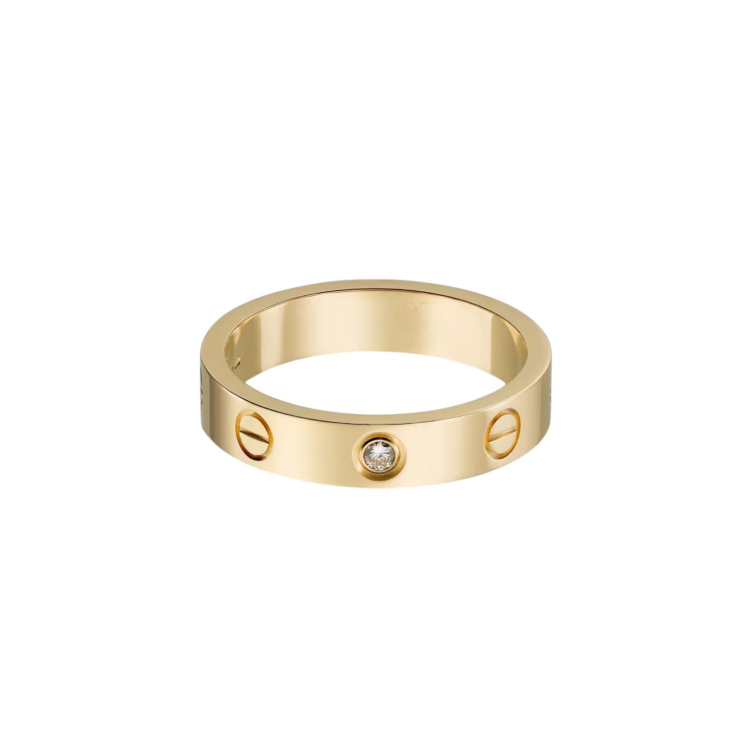 [Amore]LOVE 4MM 1 DIAMOND RING