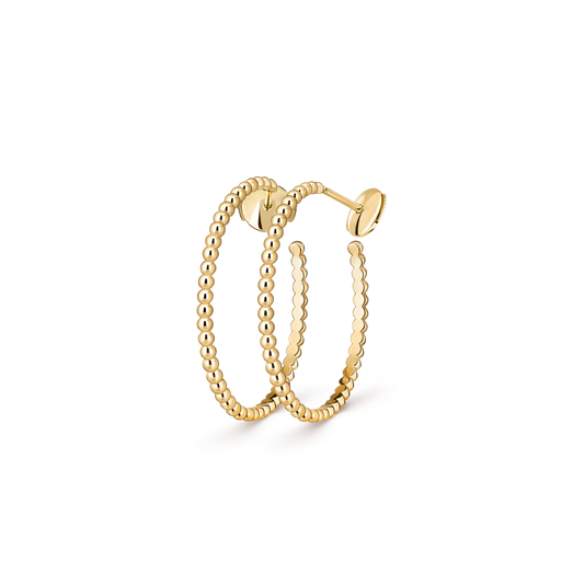 [Amore] SMOOTH BEAD STUD EARRINGS