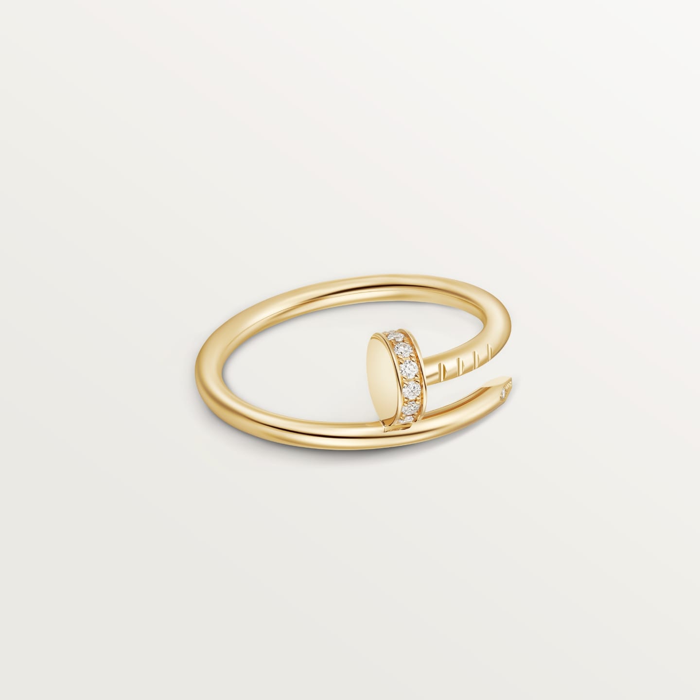 [Amore]JUSTE 1.8MM HALF DIAMOND RING