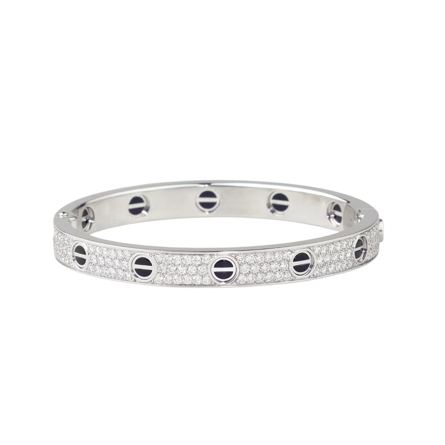 [Amore]LOVE BRACELET 6.1MM DIAMOND-PAVED CERAMIC