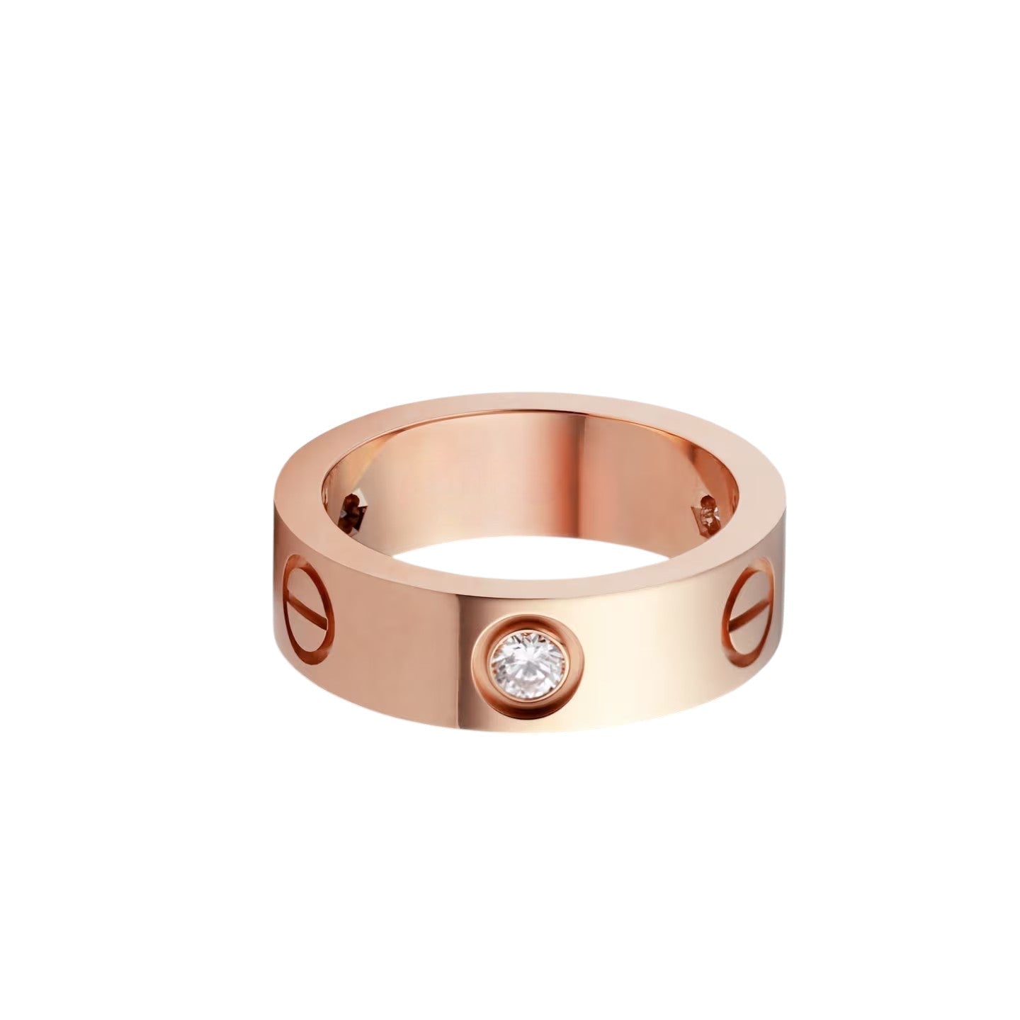 [Amore]LOVE 5.5MM 3 DIAMOND RING