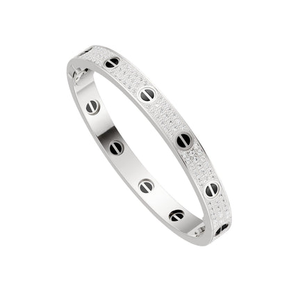 [Amore]LOVE BRACELET 6.1MM DIAMOND-PAVED CERAMIC