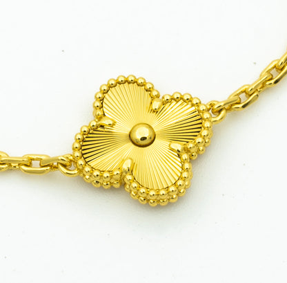 [Amore] CLOVER 5 MOTIF LASER BRACELET COLLECTION