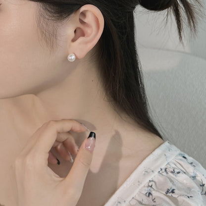 [Amore]Delicate Pearl Earrings