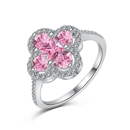 [Amore]Luxurious Eternity Flower Shape Banquet Ring