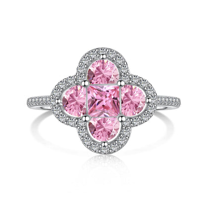 [Amore]Luxurious Eternity Flower Shape Banquet Ring