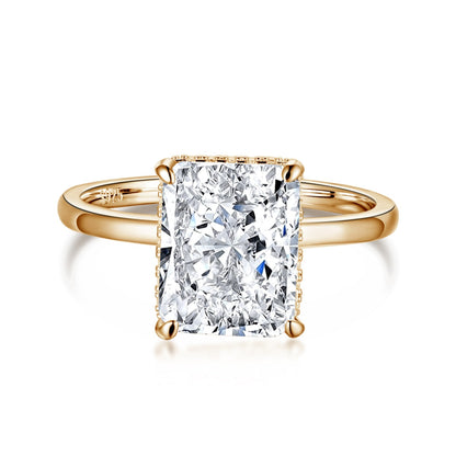 [Amore]4.0 Carat Ornate Enchanting Radiand Cut Banquet Ring