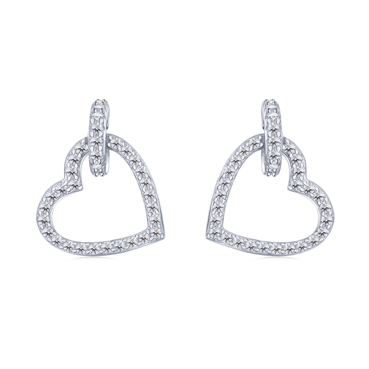 [Amore]Dainty Heart Shape Earrings