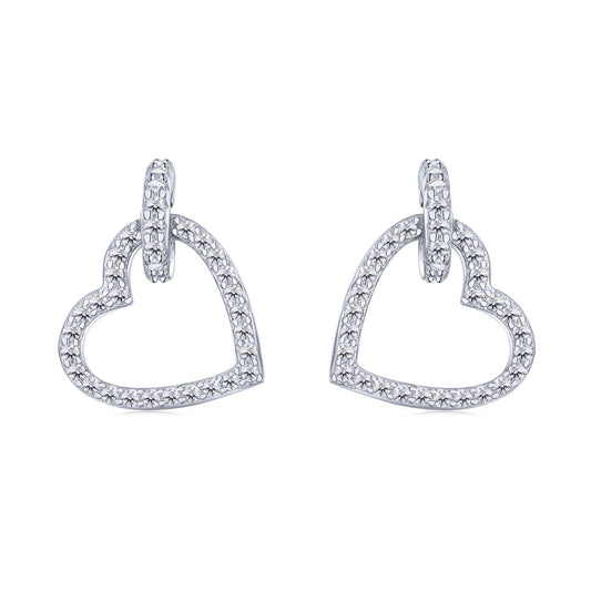 [Amore]Dainty Heart Shape Earrings