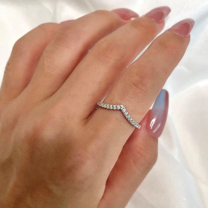 [Amore]Elaborate Tennis Band Ring