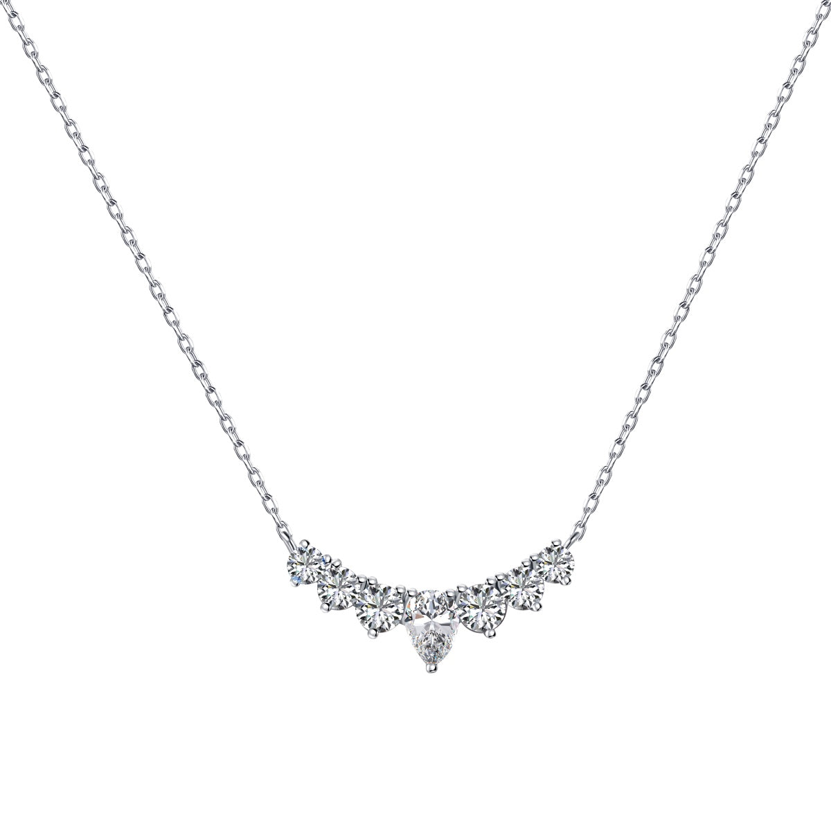 [Amore]Dainty Colorful Heart Necklace