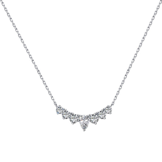 [Amore]Dainty Colorful Heart Necklace