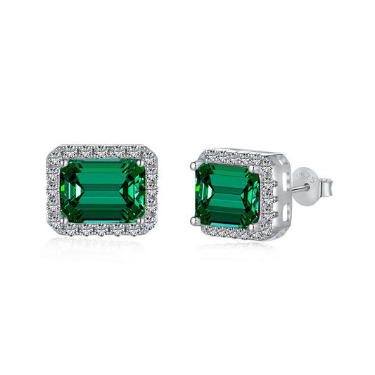 [Amore]Luxurious Dainty Emerald Cut Banquet Earrings