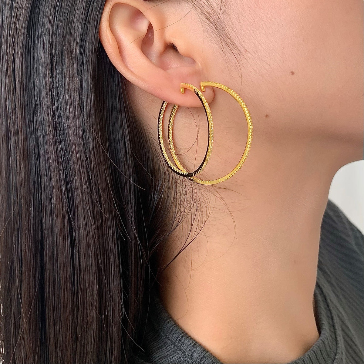 [Amore]Popular Large Hoop Earrings