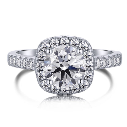[Amore]Dazzling Resplendent Round Cut Wedding Ring