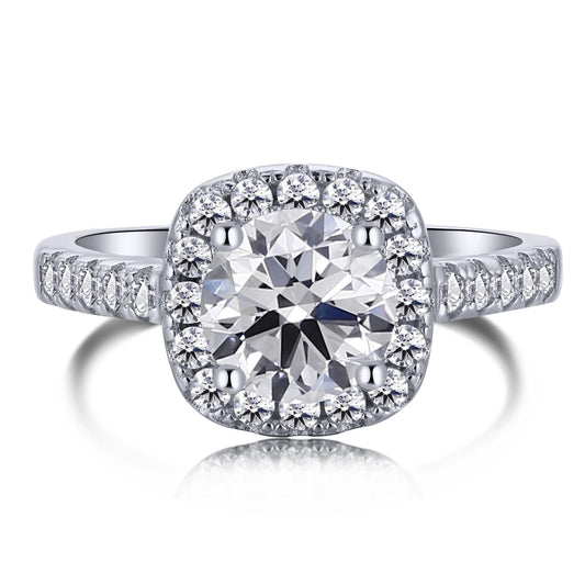 [Amore]Dazzling Resplendent Round Cut Wedding Ring