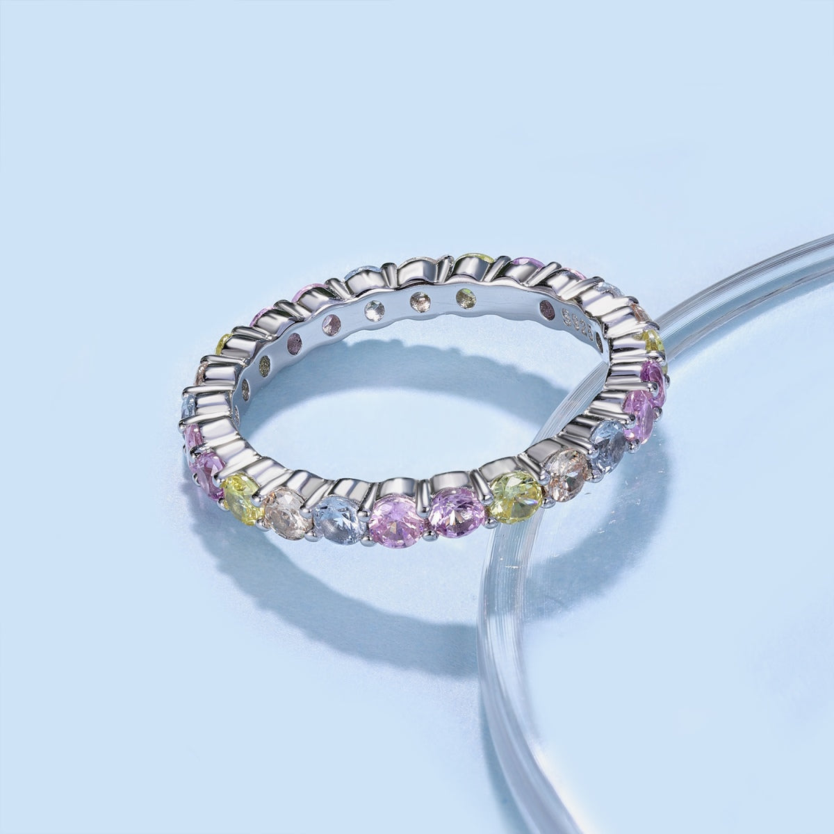 [Amore]Dazzling Resplendent Round Cut Party Ring