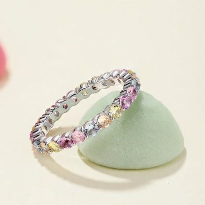 [Amore]Dazzling Resplendent Round Cut Party Ring