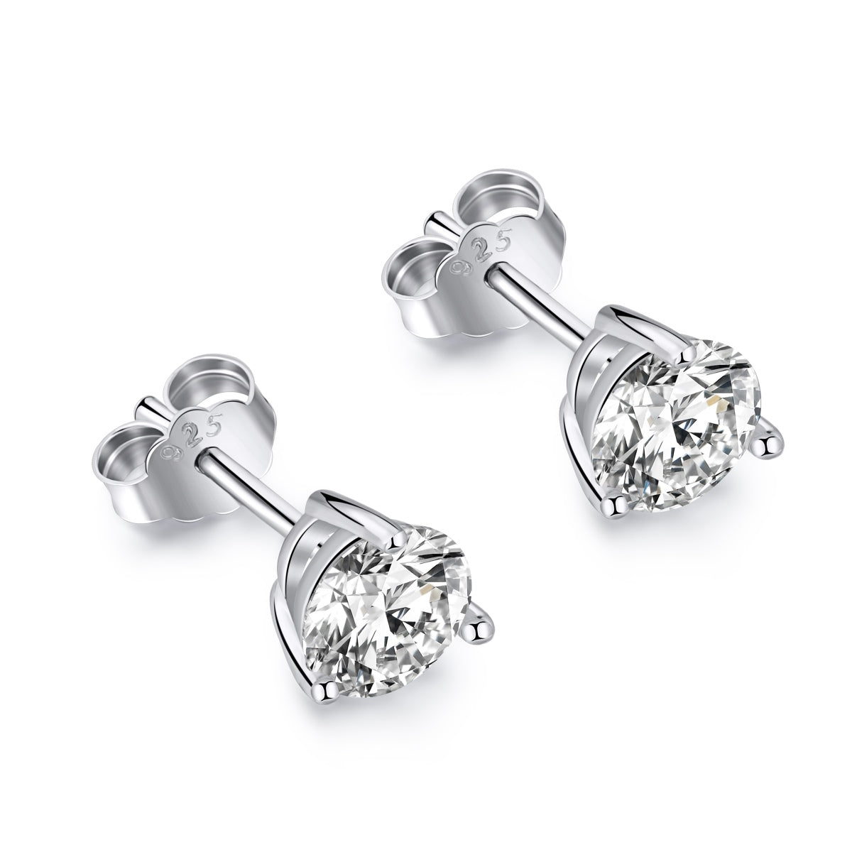 [Amore]Dainty Round Shape Earrings