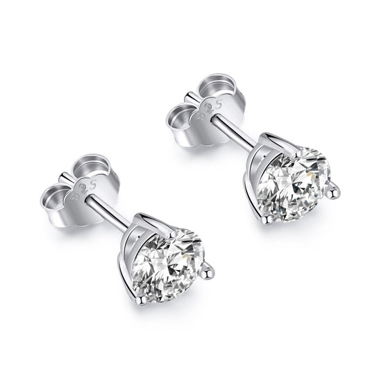 [Amore]Dainty Round Shape Earrings