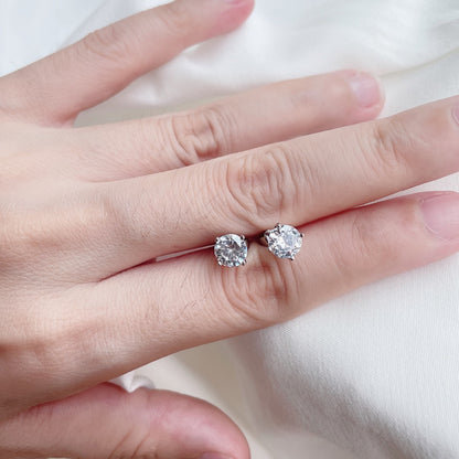 [Amore]Unique Round Shape Earrings