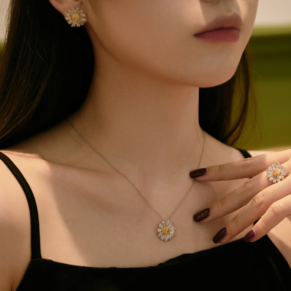 [Amore]Exquisite Daisy Necklace