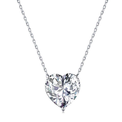 [Amore]6.0 carat Radiant Heart Shape Necklace