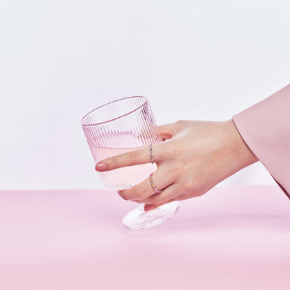 [Amore]Elegant Energetic Round Cut Daily Ring