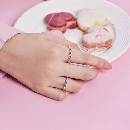 [Amore]Elegant Energetic Round Cut Daily Ring